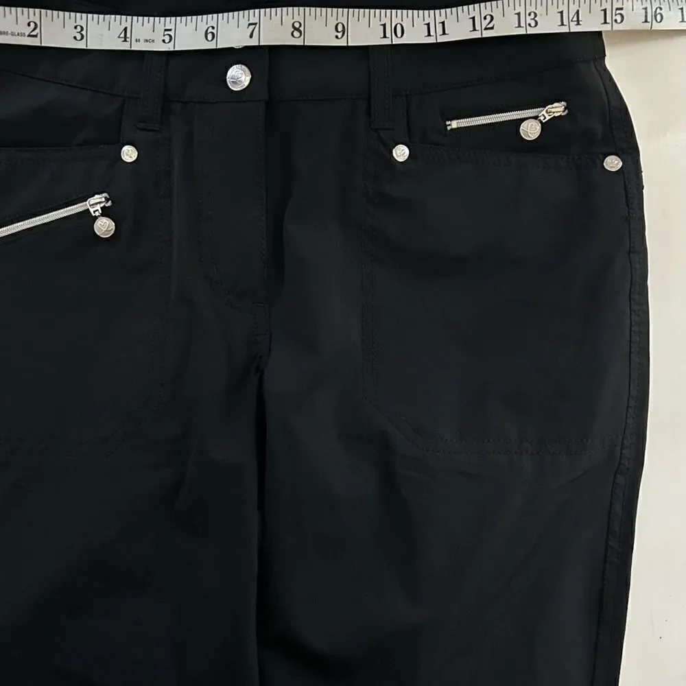 Daily Sports Black Miracle Capri Pants Size 4 - Picture 12 of 15